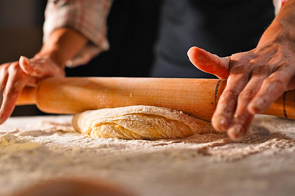 Farina biologica setacciata