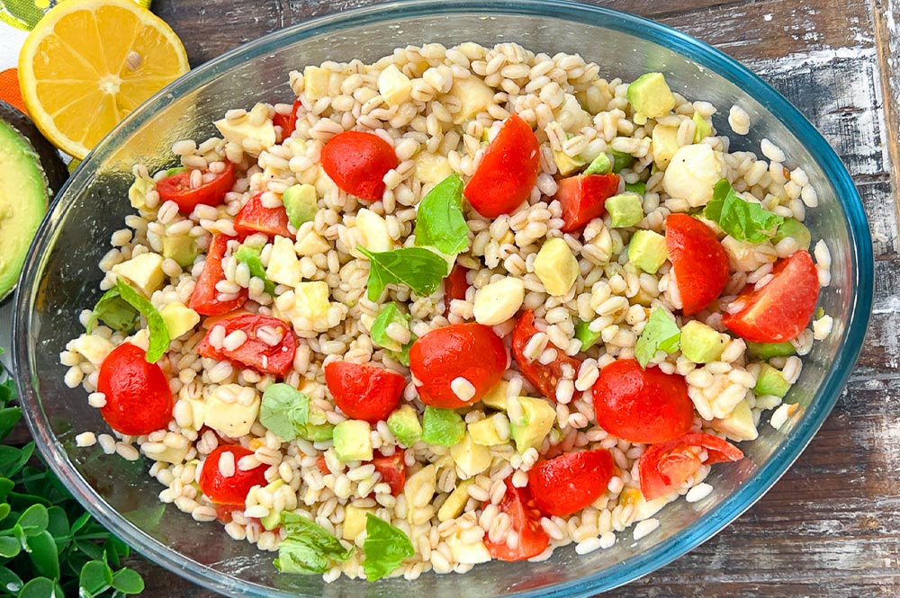 Insalata di farro con avocato