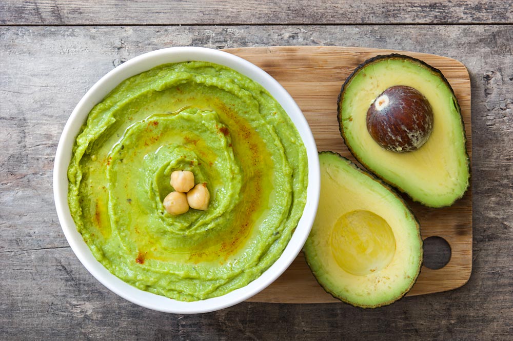 Hummus ceci e avocado