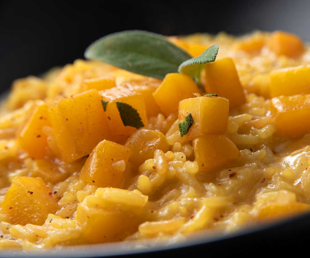Risi zucca e taleggio